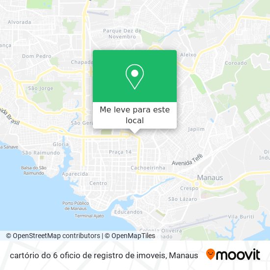 cartório do 6 oficio de registro de imoveis mapa