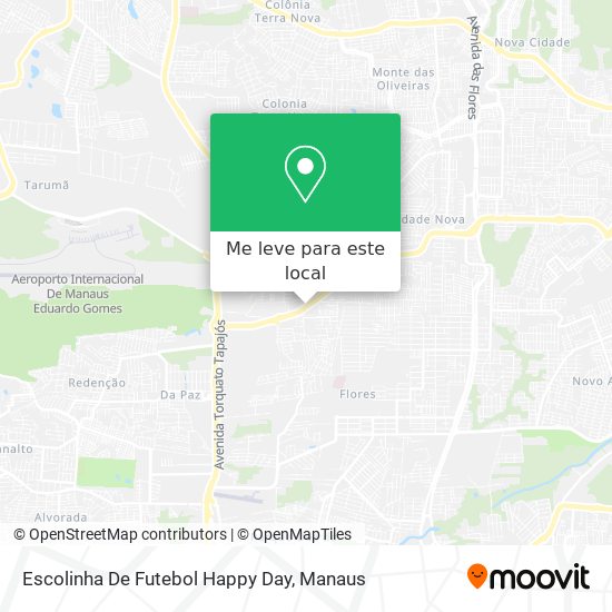 Escolinha De Futebol  Happy Day mapa