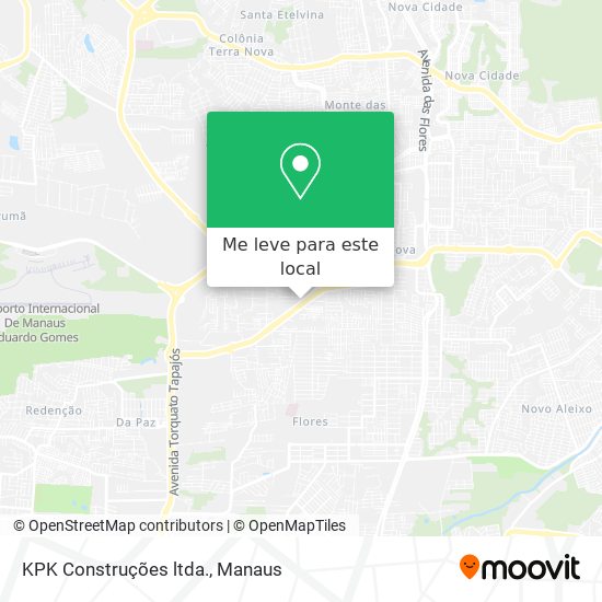 KPK Construções ltda. mapa