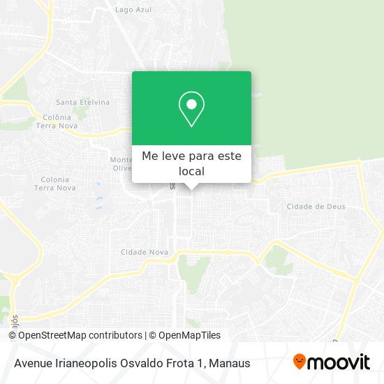 Avenue Irianeopolis Osvaldo Frota 1 mapa