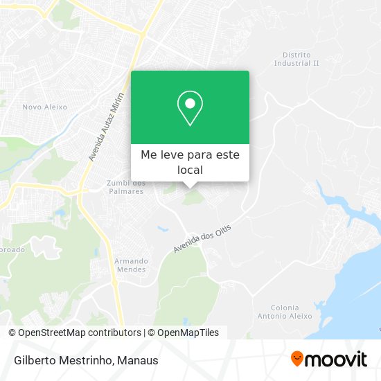 Gilberto Mestrinho mapa