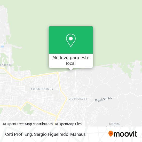 Ceti Prof. Eng. Sérgio Figueiredo mapa