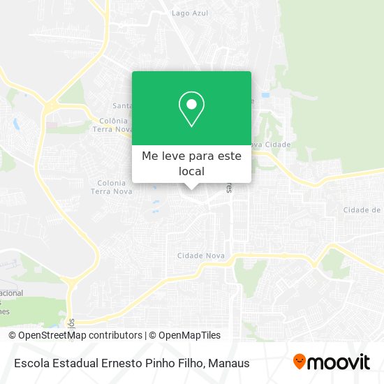Escola Estadual Ernesto Pinho Filho mapa