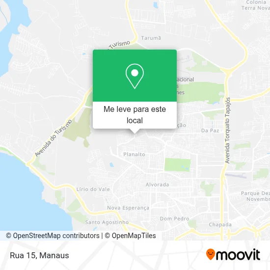 Rua 15 mapa