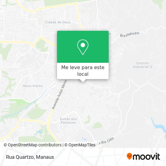 Rua Quartzo mapa