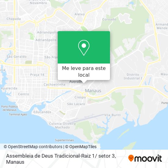 Assembleia de Deus Tradicional-Raiz 1/ setor 3 mapa