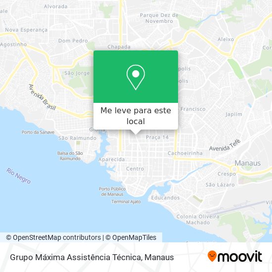 Grupo Máxima Assistência Técnica mapa