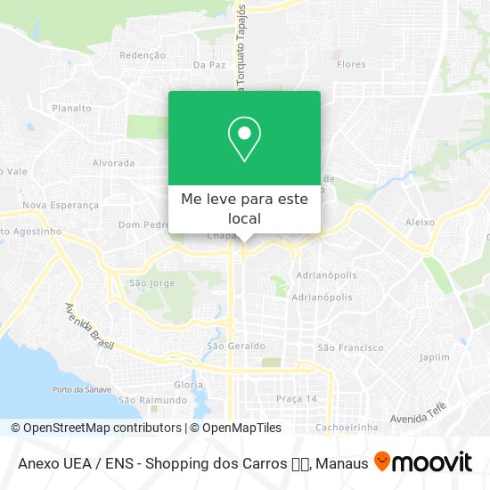 Anexo UEA / ENS - Shopping dos Carros 📚💻 mapa
