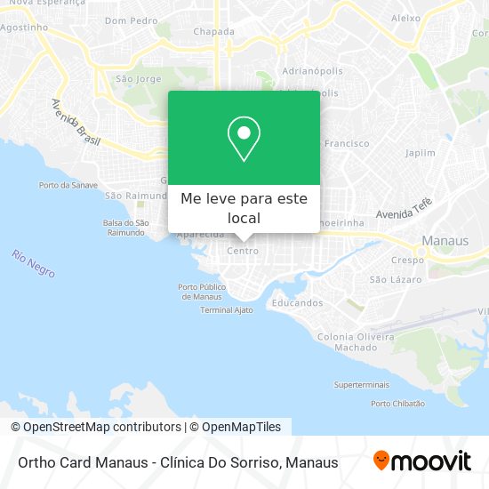 Ortho Card Manaus - Clínica Do Sorriso mapa