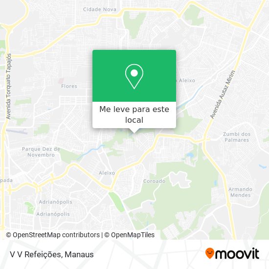 V V Refeições mapa