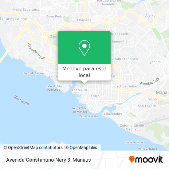 Avenida Constantino Nery 3 mapa