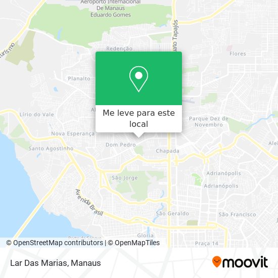 Lar Das Marias mapa