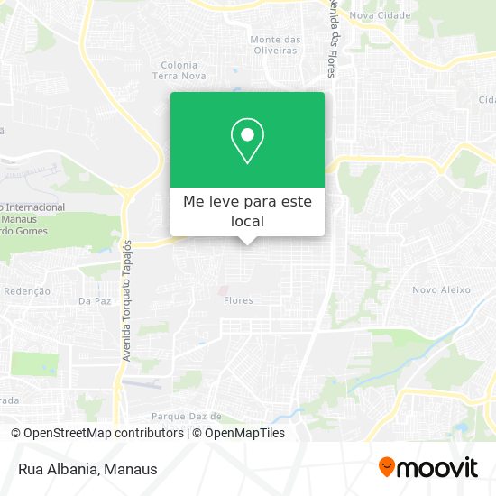 Rua Albania mapa