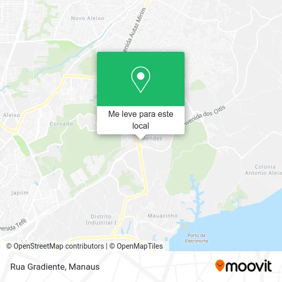 Rua Gradiente mapa