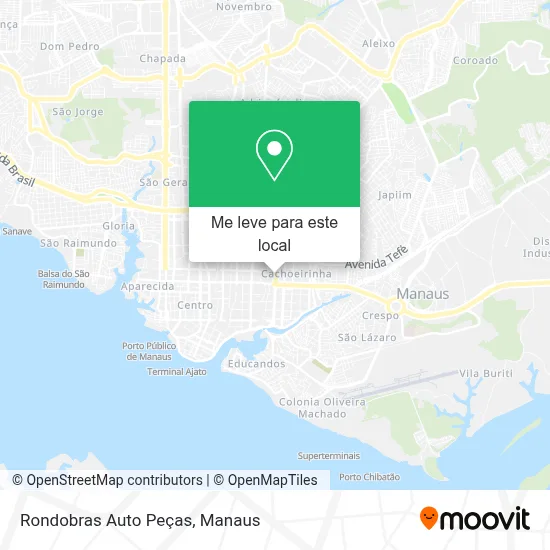 Rondobras Auto Peças mapa