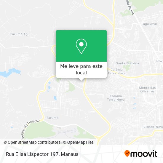 Rua Elisa Lispector 197 mapa