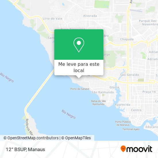 12° BSUP mapa