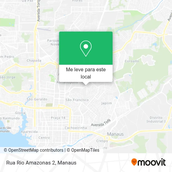 Rua Rio Amazonas 2 mapa