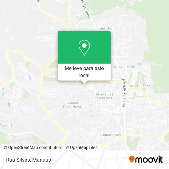Rua Silves mapa