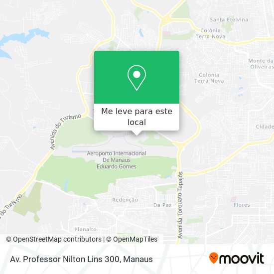 Av. Professor Nilton Lins 300 mapa