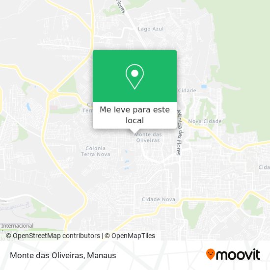 Monte das Oliveiras mapa