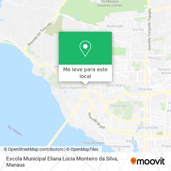 Escola Municipal Eliana Lúcia Monteiro da Silva mapa
