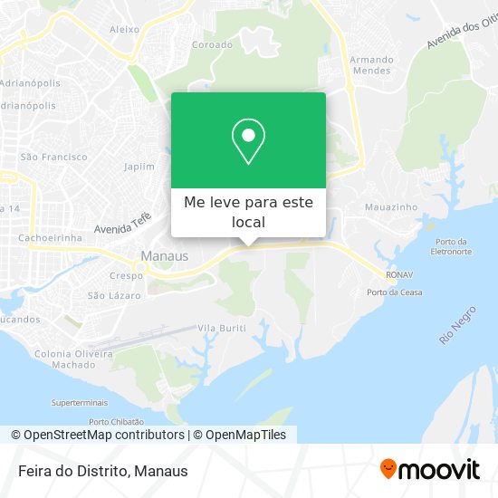 Feira do Distrito mapa