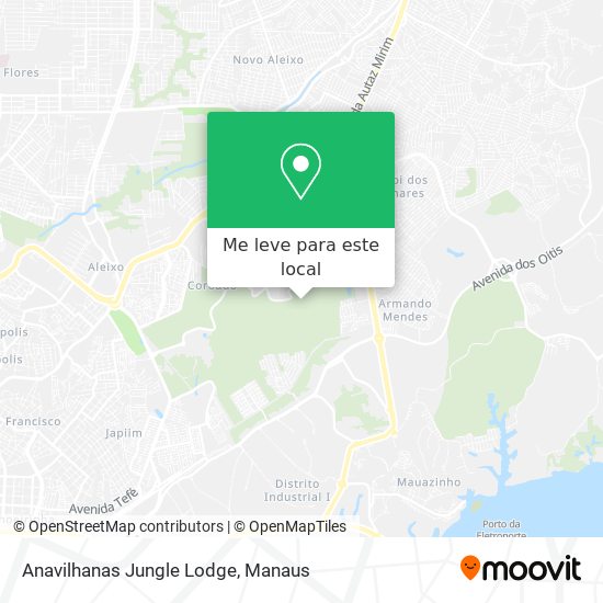 Anavilhanas Jungle Lodge mapa