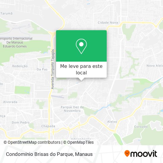 Condomínio Brisas do Parque mapa