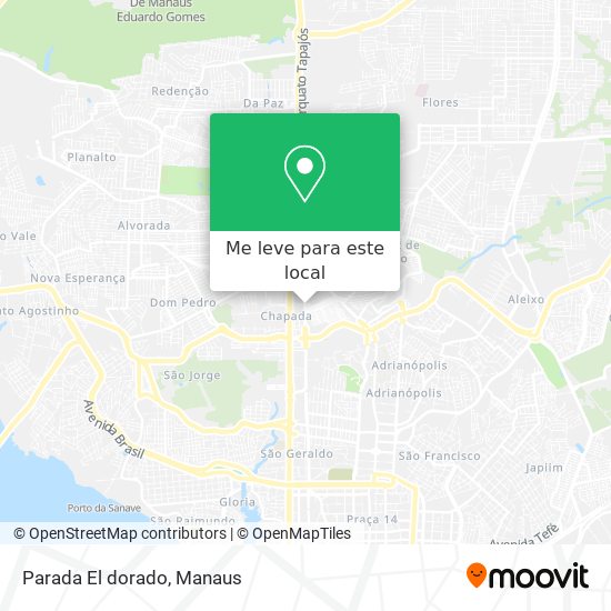 Parada El dorado mapa