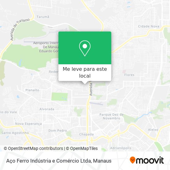 Aço Ferro Indústria e Comércio Ltda mapa