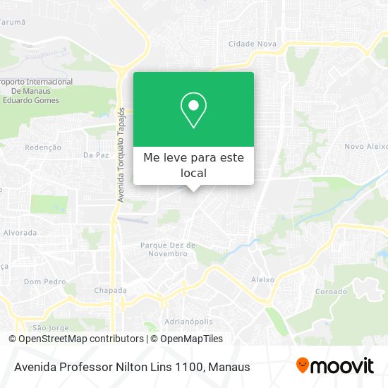 Avenida Professor Nilton Lins 1100 mapa