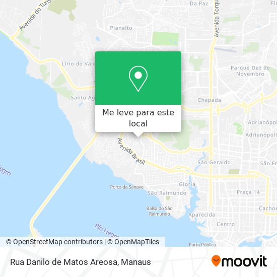 Rua Danilo de Matos Areosa mapa