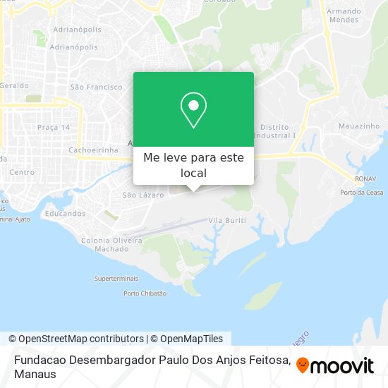 Fundacao Desembargador Paulo Dos Anjos Feitosa mapa