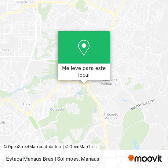 Estaca Manaus Brasil Solimoes mapa