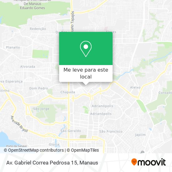Av. Gabriel Correa Pedrosa 15 mapa