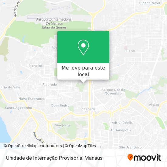 Unidade de Internação Provisória mapa