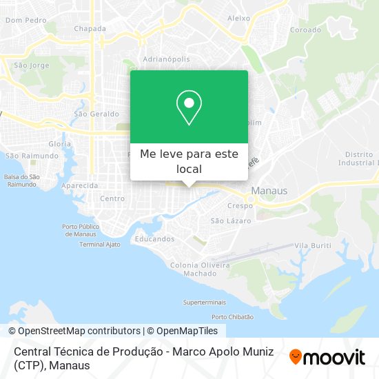 Central Técnica de Produção - Marco Apolo Muniz (CTP) mapa