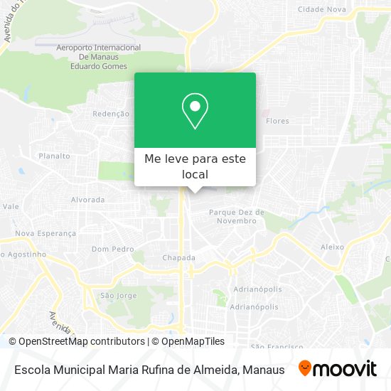 Escola Municipal Maria Rufina de Almeida mapa