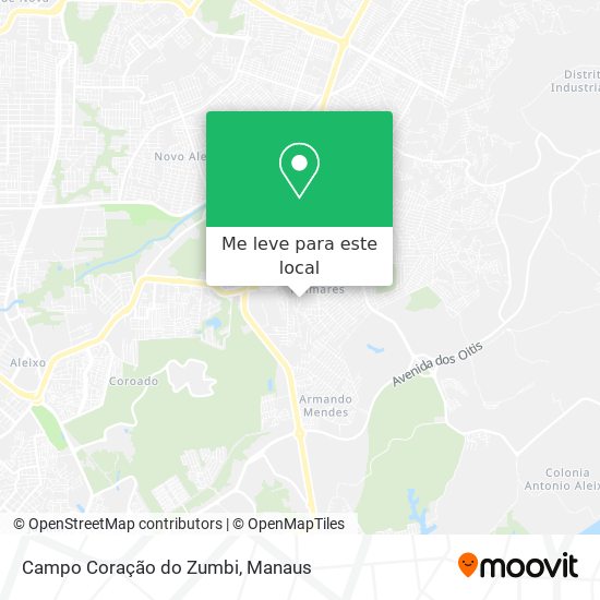 Campo Coração do Zumbi mapa