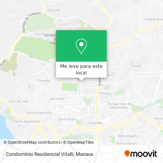 Condomínio Residencial Vitalli mapa