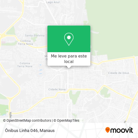 Ônibus Linha 046 mapa
