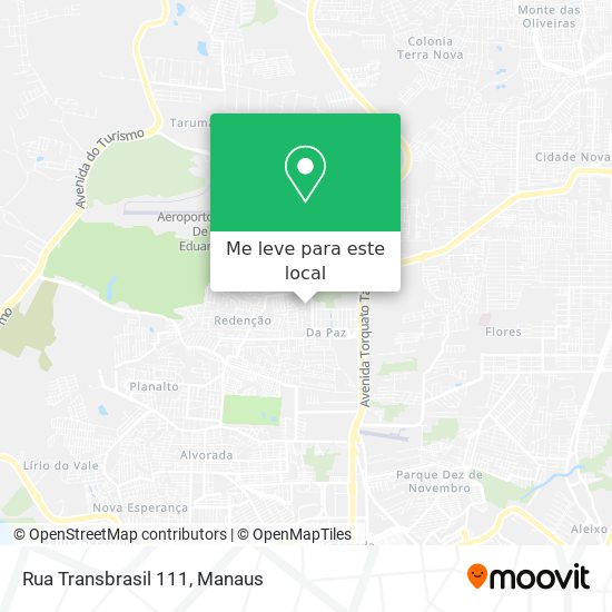 Rua Transbrasil 111 mapa