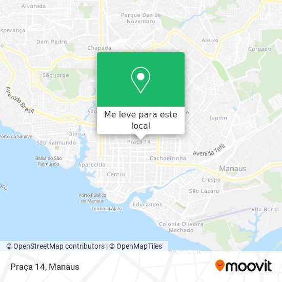Praça 14 mapa