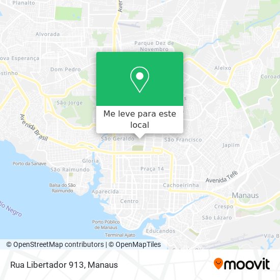 Rua Libertador 913 mapa