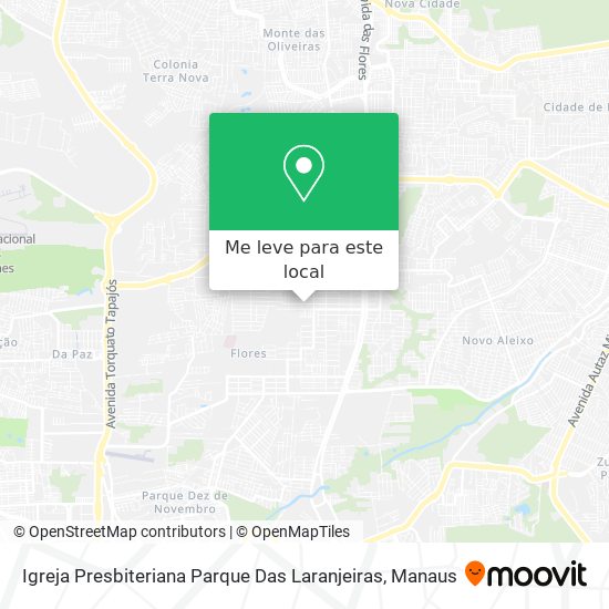 Igreja Presbiteriana Parque Das Laranjeiras mapa