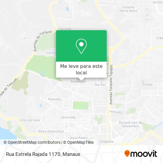 Rua Estrela Rajada 1170 mapa
