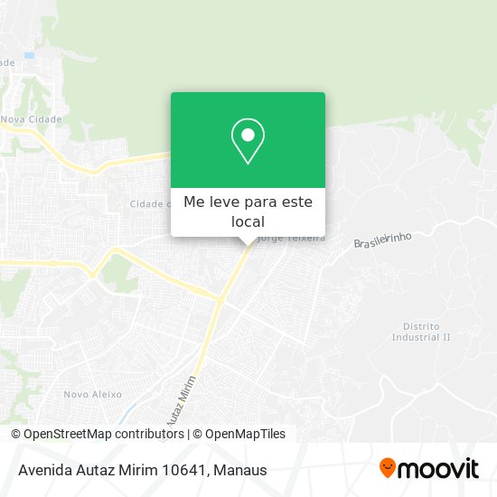 Avenida Autaz Mirim 10641 mapa