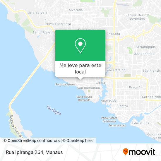 Rua Ipiranga 264 mapa