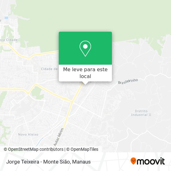 Jorge Teixeira - Monte Sião mapa
